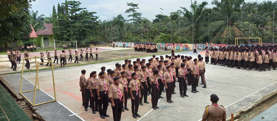 Ambalan Jenderal Sudirman dan Dewi Sartika Gudep 771-772 Gelar Kegiatan Pengisian SKU Bantara